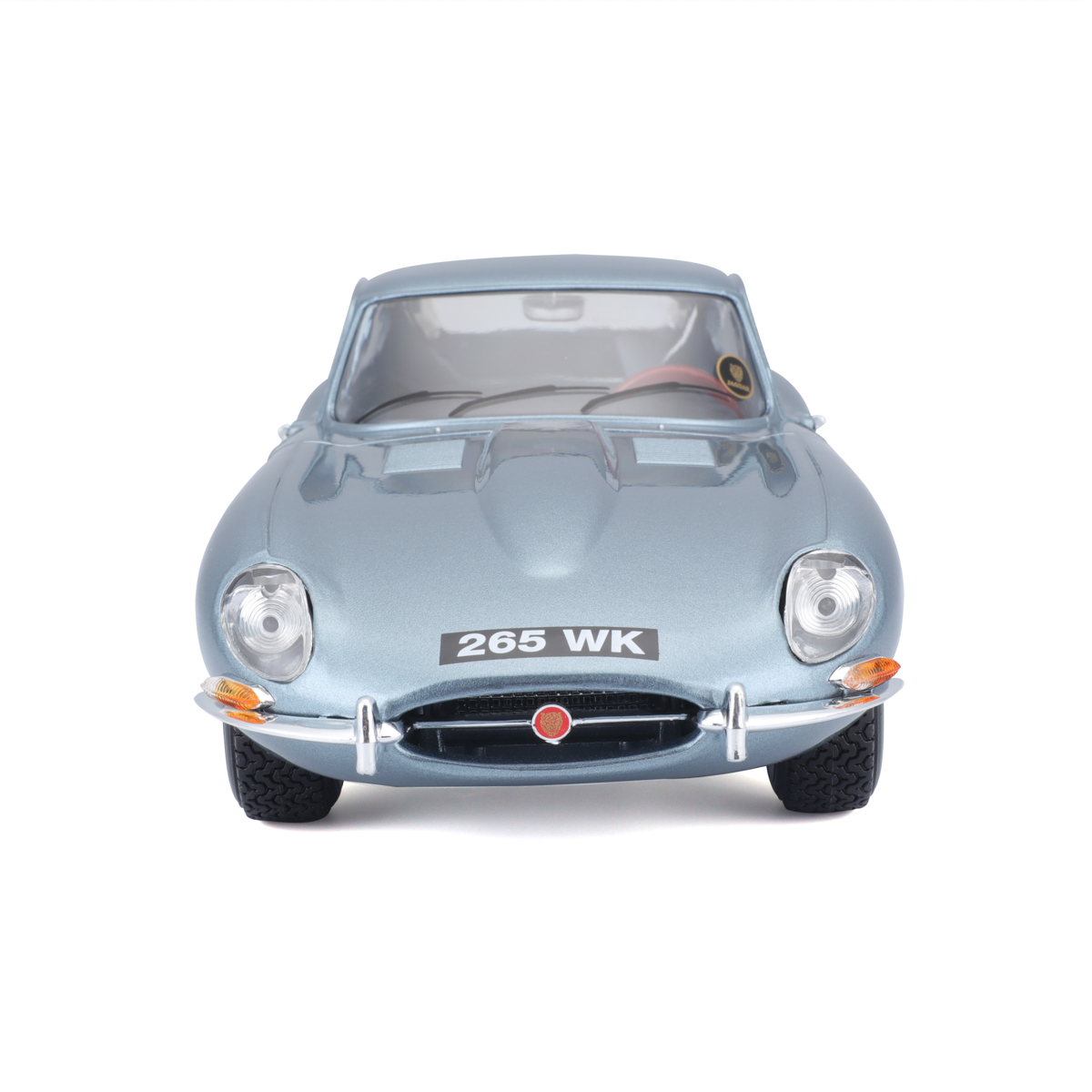 Bburago - Auta HOBBY- Jaguar E-type Coupe, metalic modrá, 1:18
