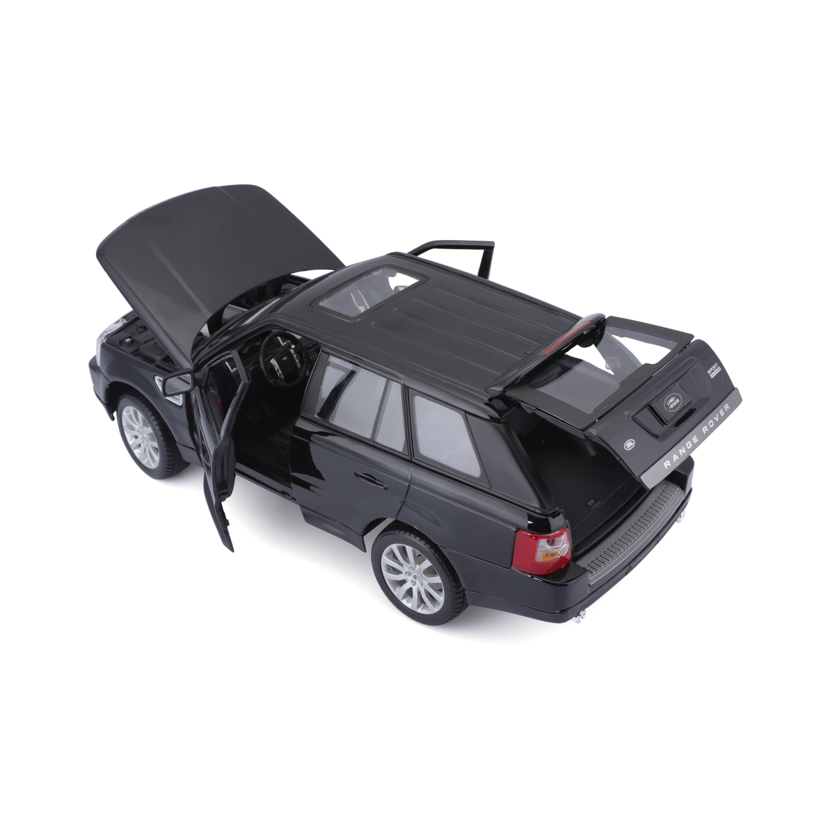 Bburago - Auta HOBBY- Range Rover Sport, černá, 1:18