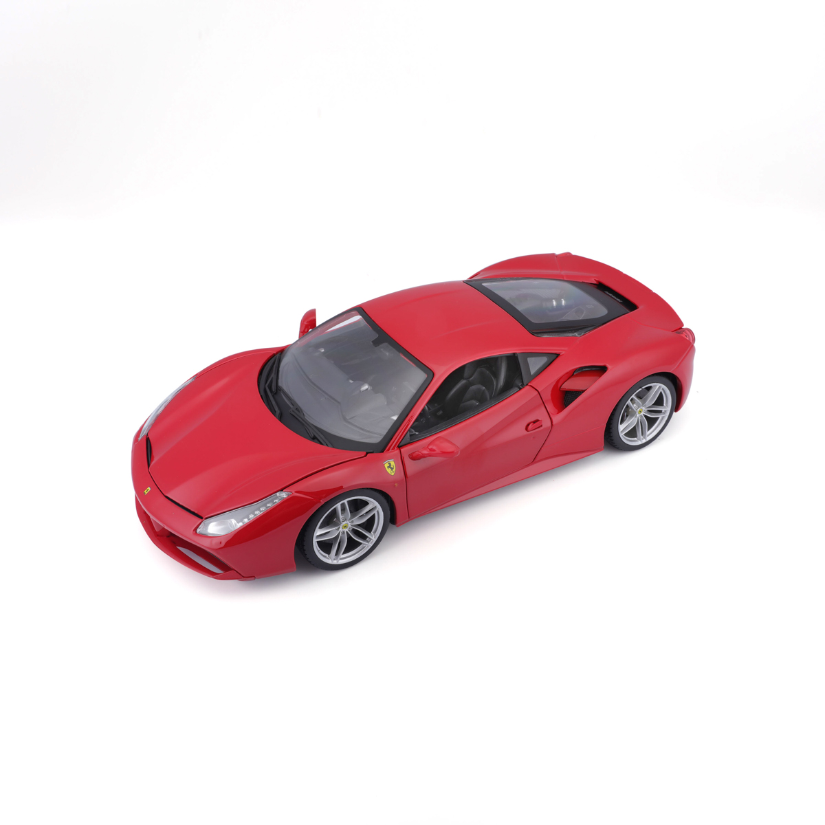 Bburago - RACE+PLAY, Ferrari 488 GTB, červená, 1:18