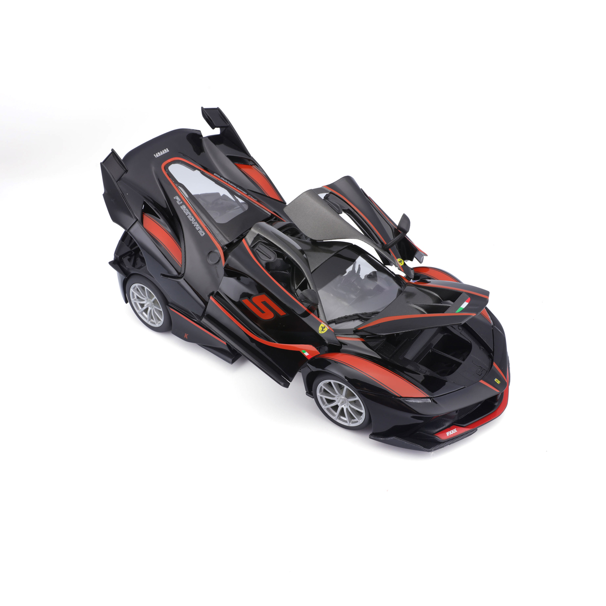 Bburago - RACE+PLAY, Ferrari FXX K, černá, 1:18