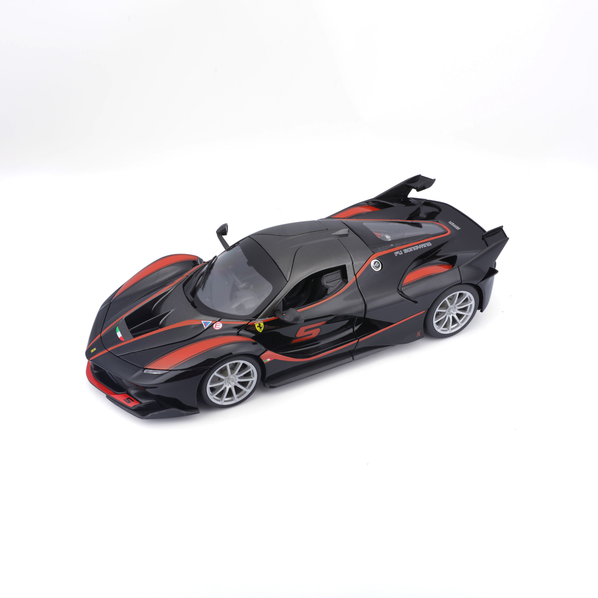 Bburago - RACE+PLAY, Ferrari FXX K, černá, 1:18