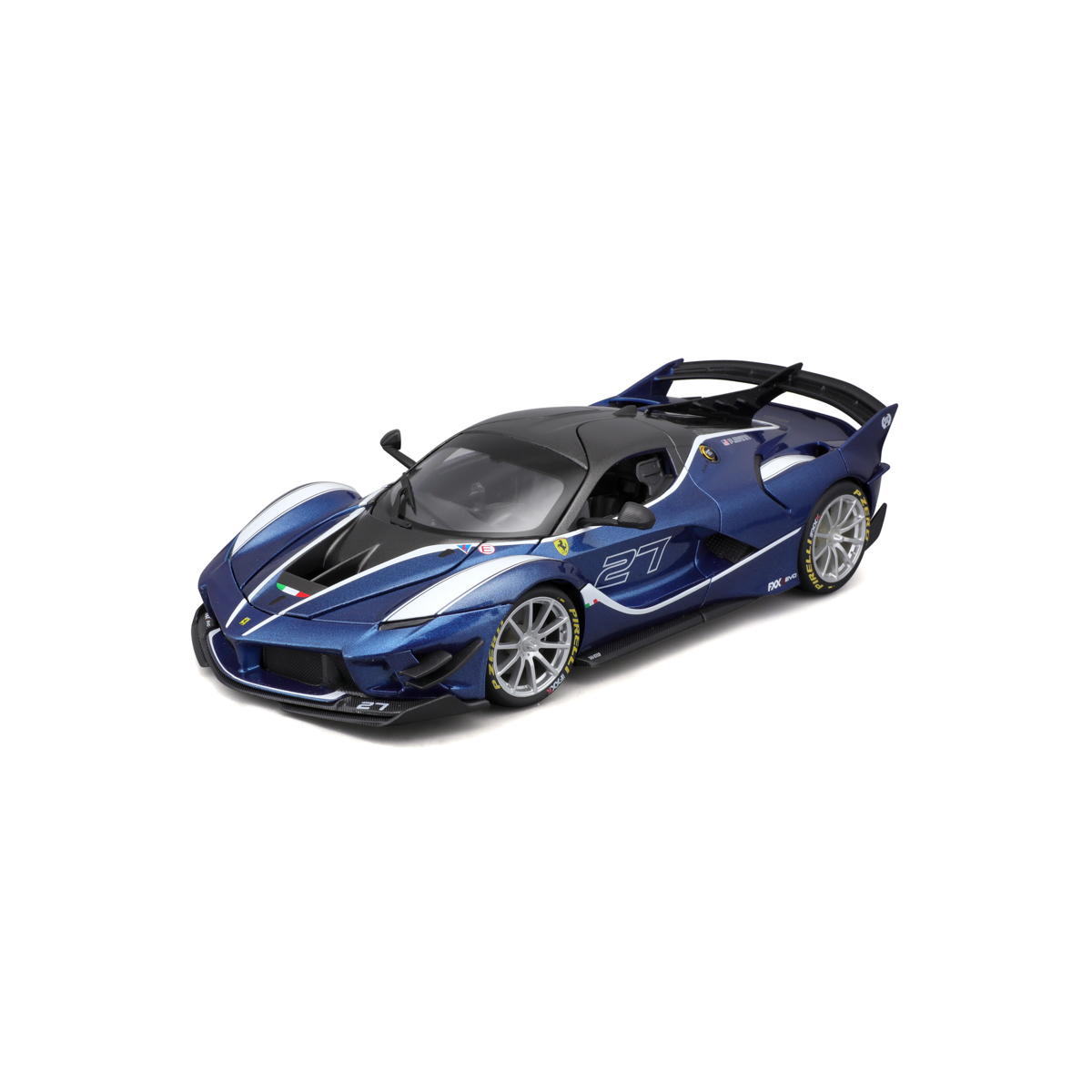 Bburago - RACE+PLAY,Ferrari FXX-K EVO, modrá, 1:18