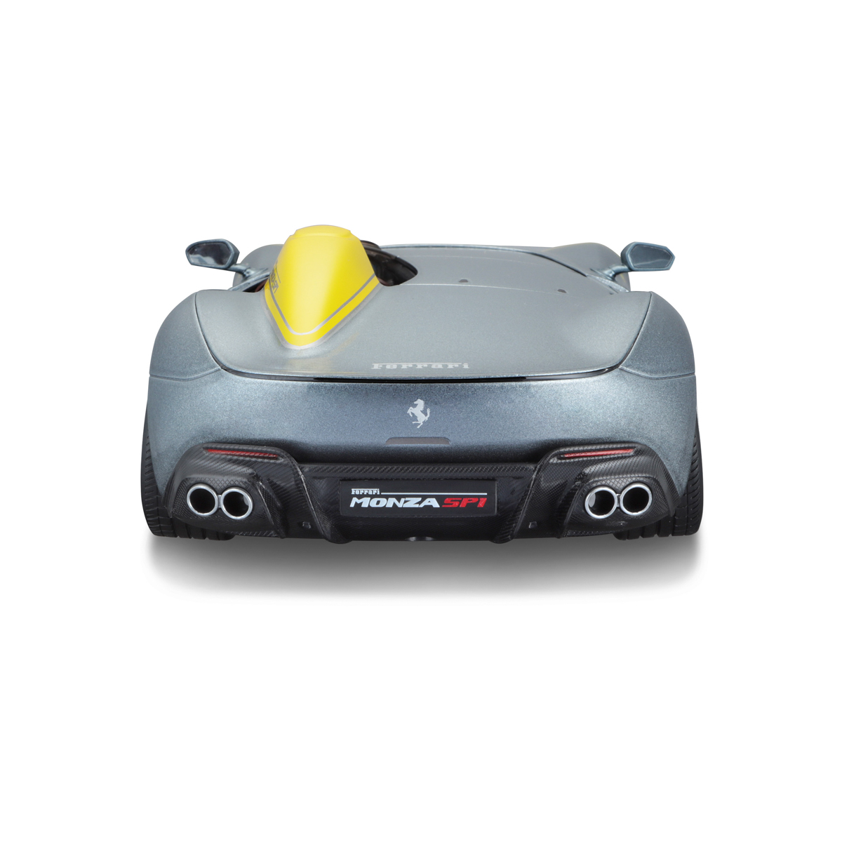 Bburago - RACE+PLAY, Ferrari Monza SP1, stříbrná, 1:18