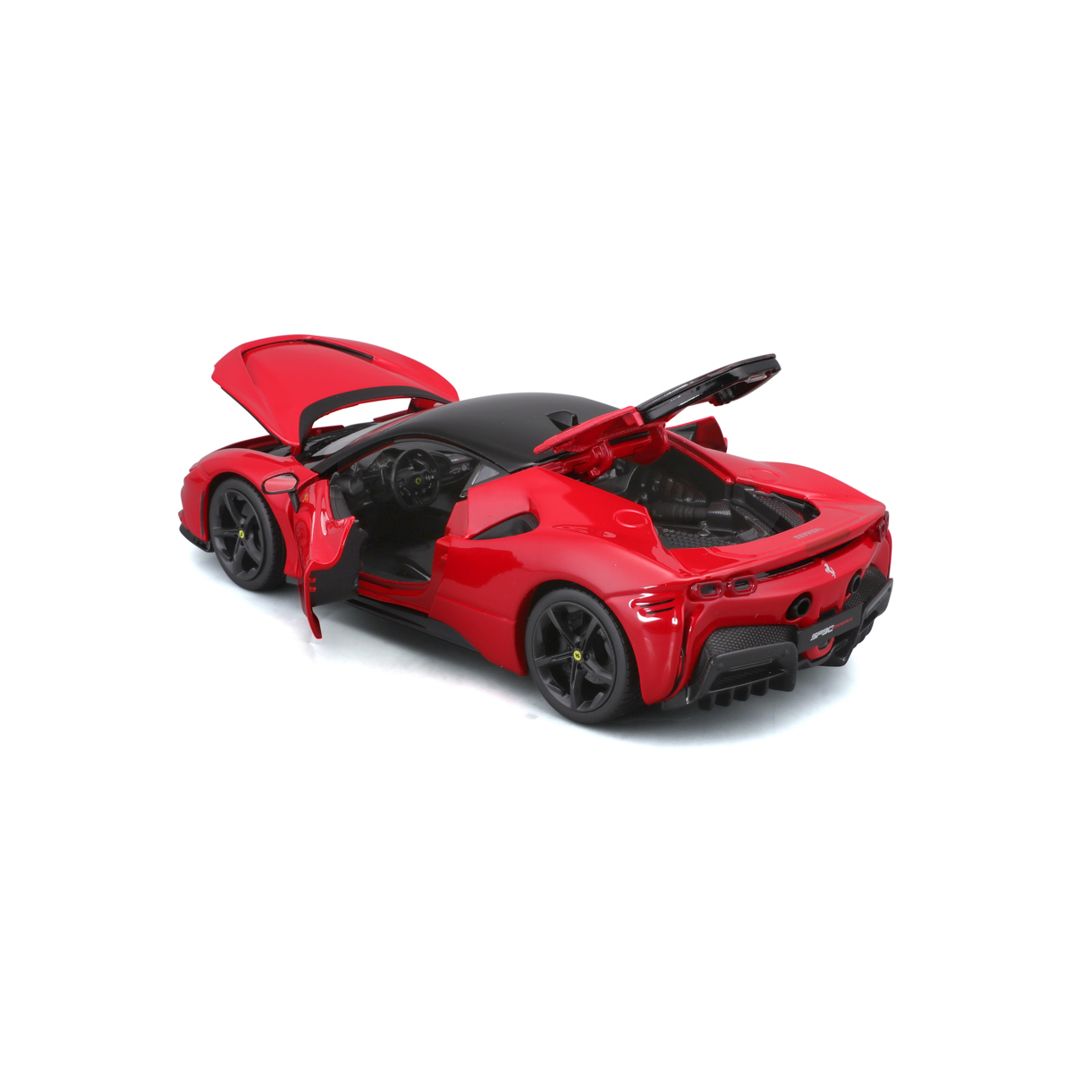 Bburago - RACE+PLAY, Ferrari SF90 Stradale, červená, 1:18