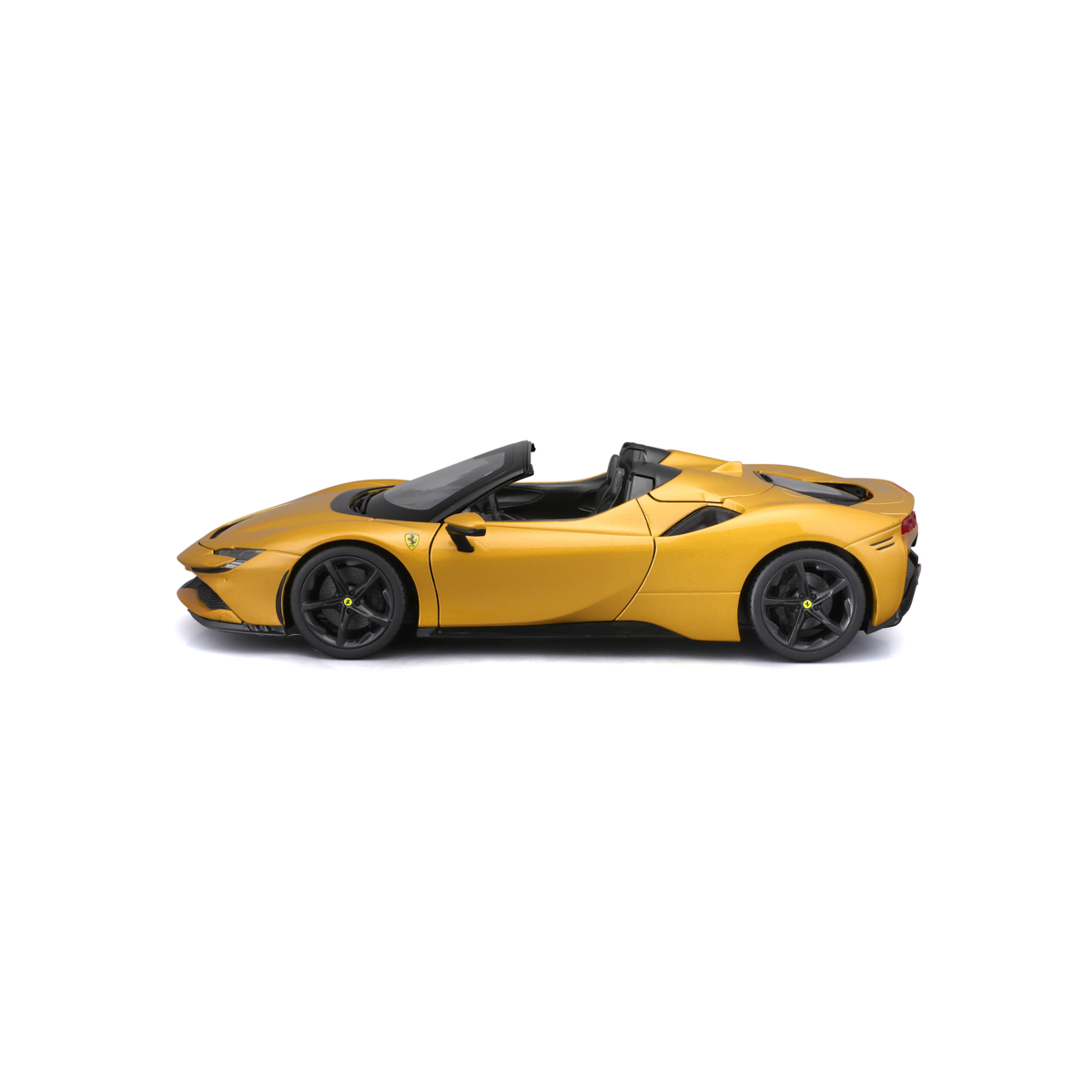 Bburago - RACE+PLAY, Ferrari SF90 Spider, zlatá, 1:18