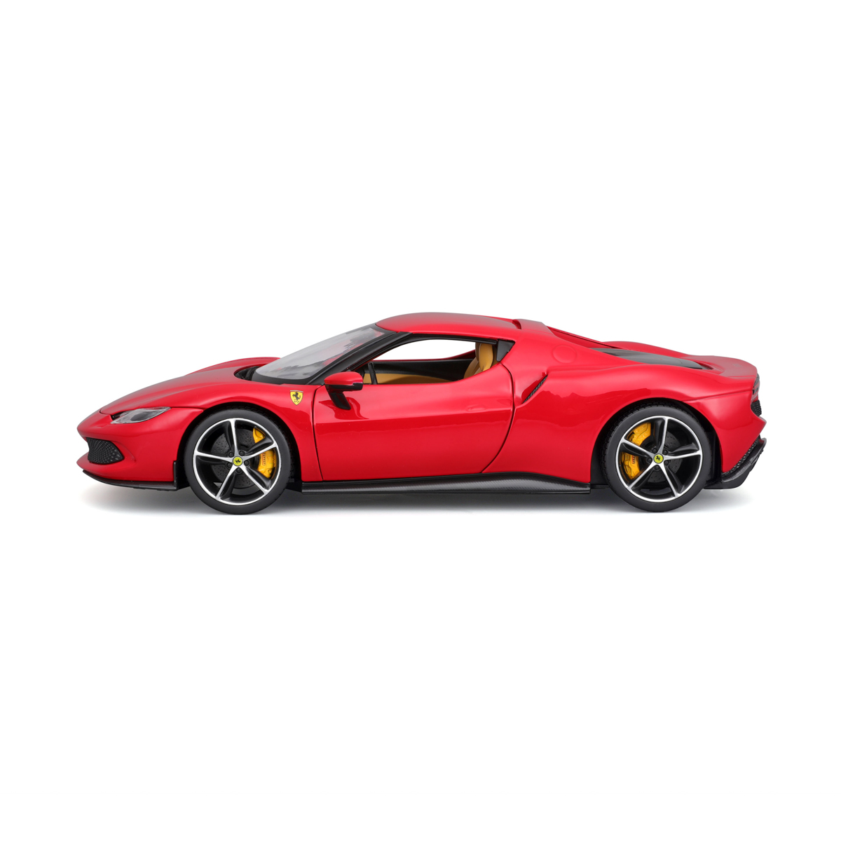 Bburago - RACE+PLAY, Ferrari 296 GTB, červená, 1:18