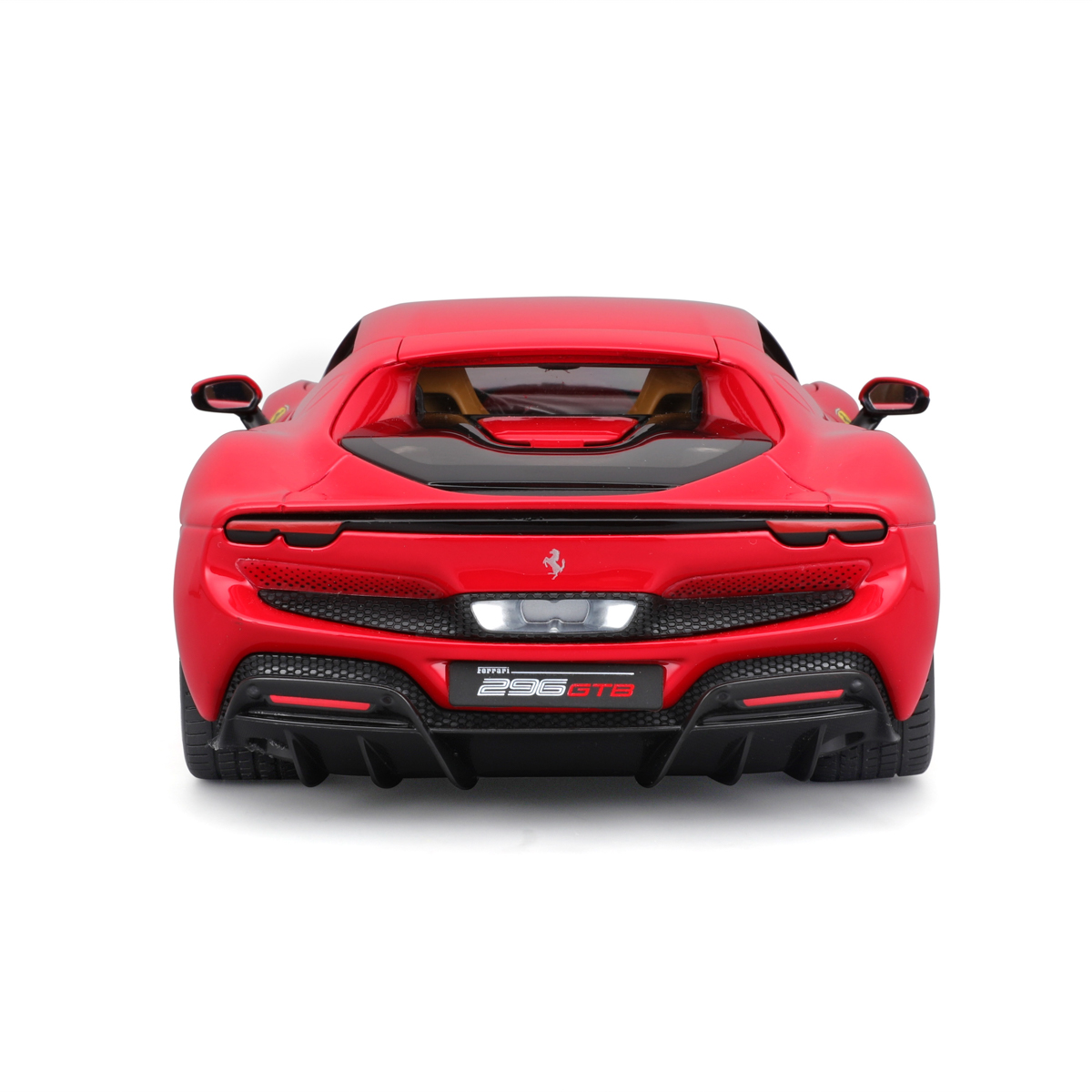 Bburago - RACE+PLAY, Ferrari 296 GTB, červená, 1:18