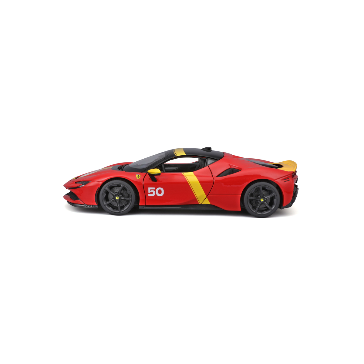 Bburago - RACE+PLAY, Ferrari SF90 STRADALE ASSETTO FIORANO, červená 1:18