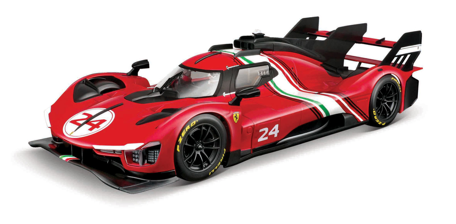 Bburago - RACING, FERRARI 499P MODIFICATA, červená, 1:18