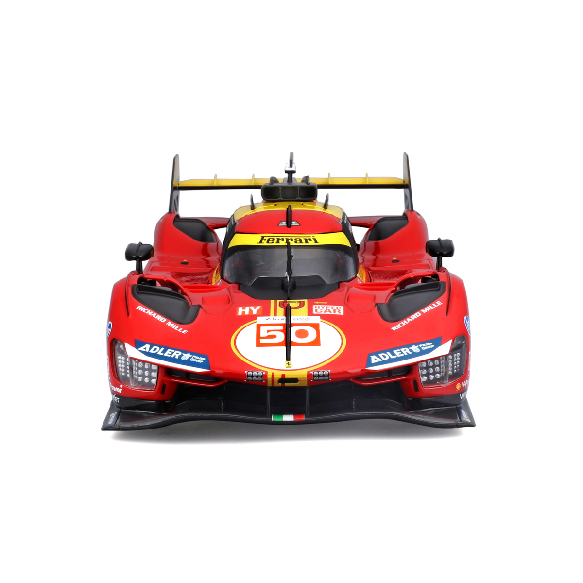 Bburago - RACING, FERRARI 499P, 24H LE MANS CHAMPION 2024, červená, 1:18