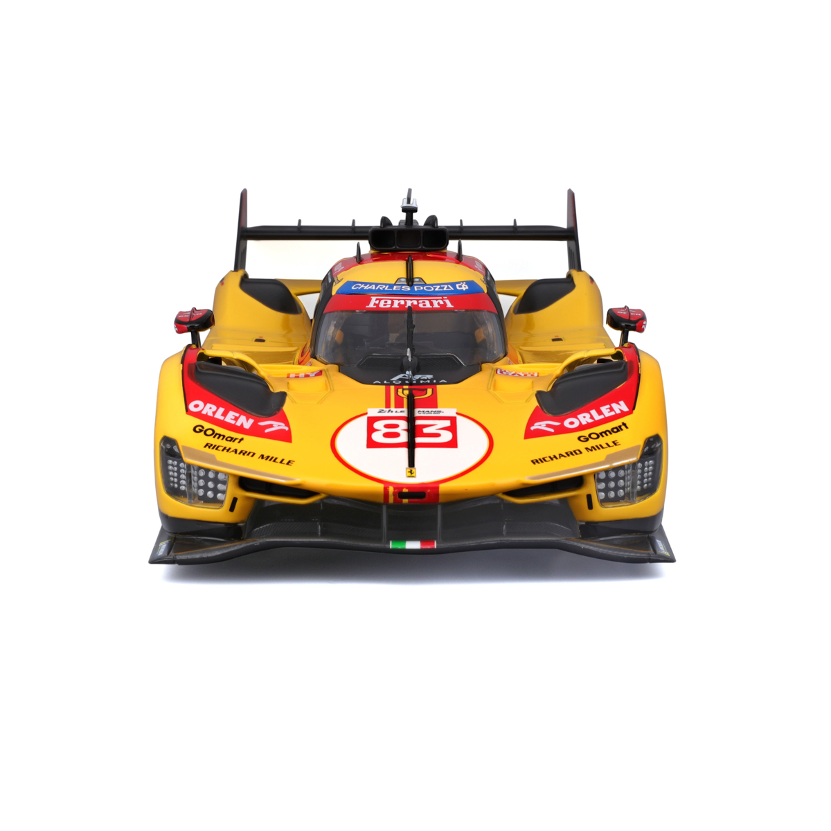 Bburago - RACING, FERRARI 499P, žlutá, 1:18