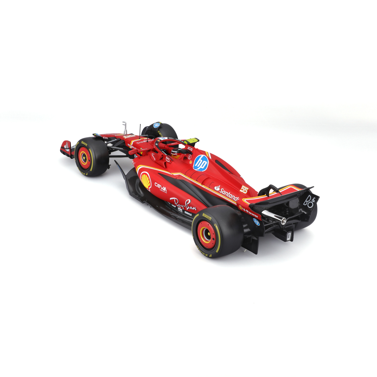 Bburago - FORMULA RACING, F1 Ferrari Scuderia SF-24 (2024), #55 Carlos Sainz, 1:18