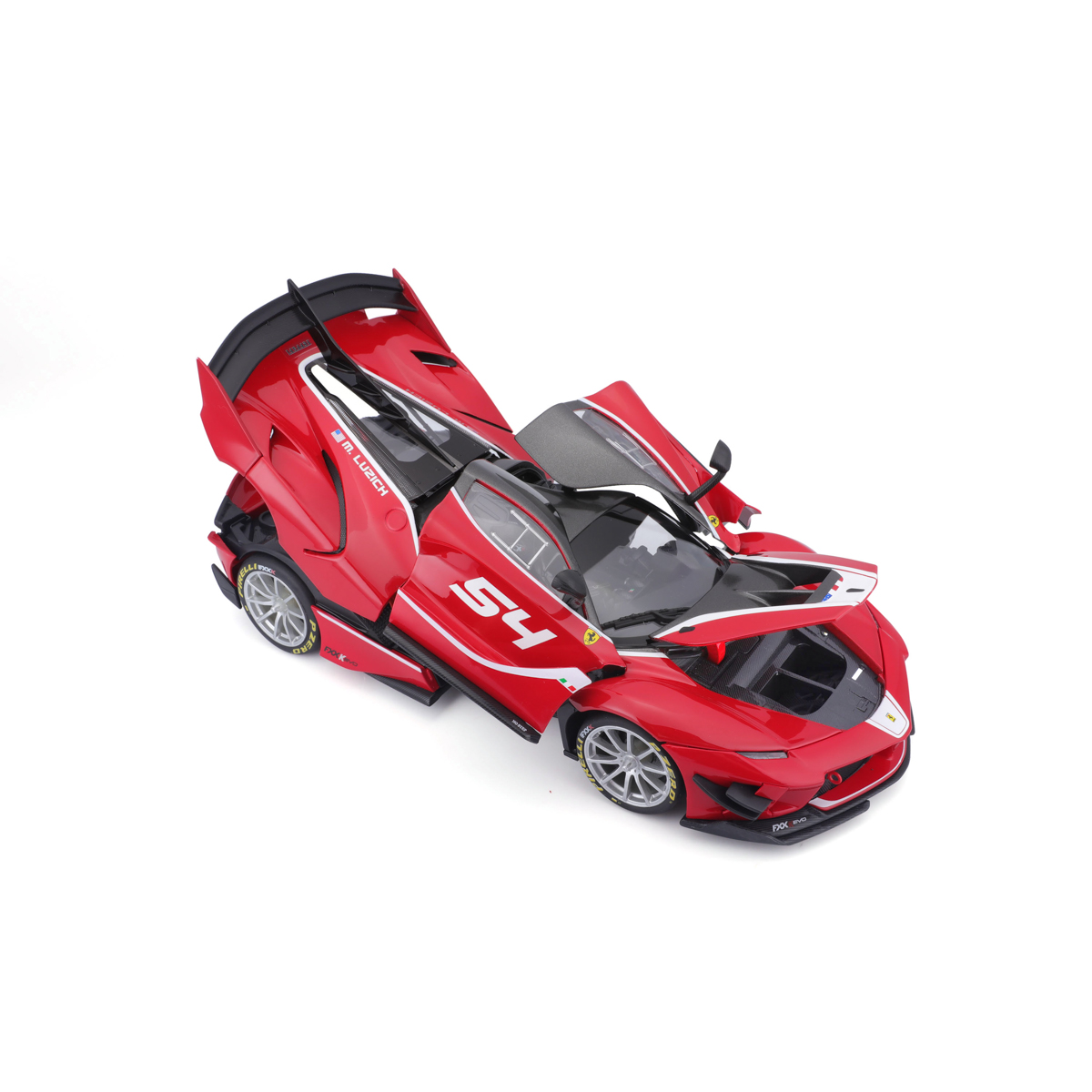 Bburago - SIGNATURE SERIES, Ferrari FXX-K EVO, červená, 1:18