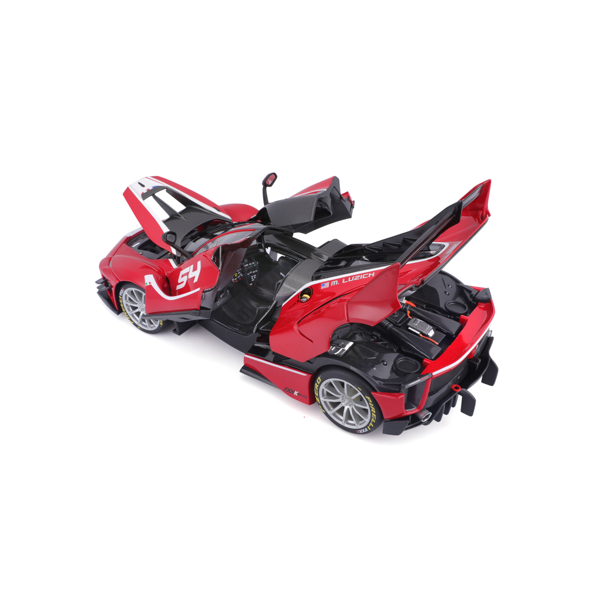 Bburago - SIGNATURE SERIES, Ferrari FXX-K EVO, červená, 1:18