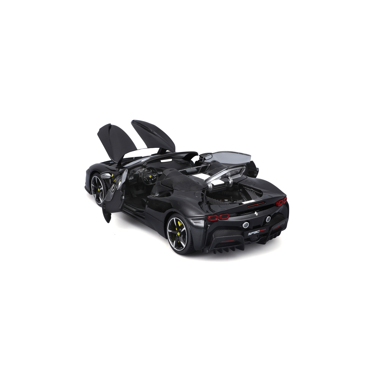 Bburago - SIGNATURE SERIES, Ferrari SF90 Spider Assetto Fiorano, černá, 1:18