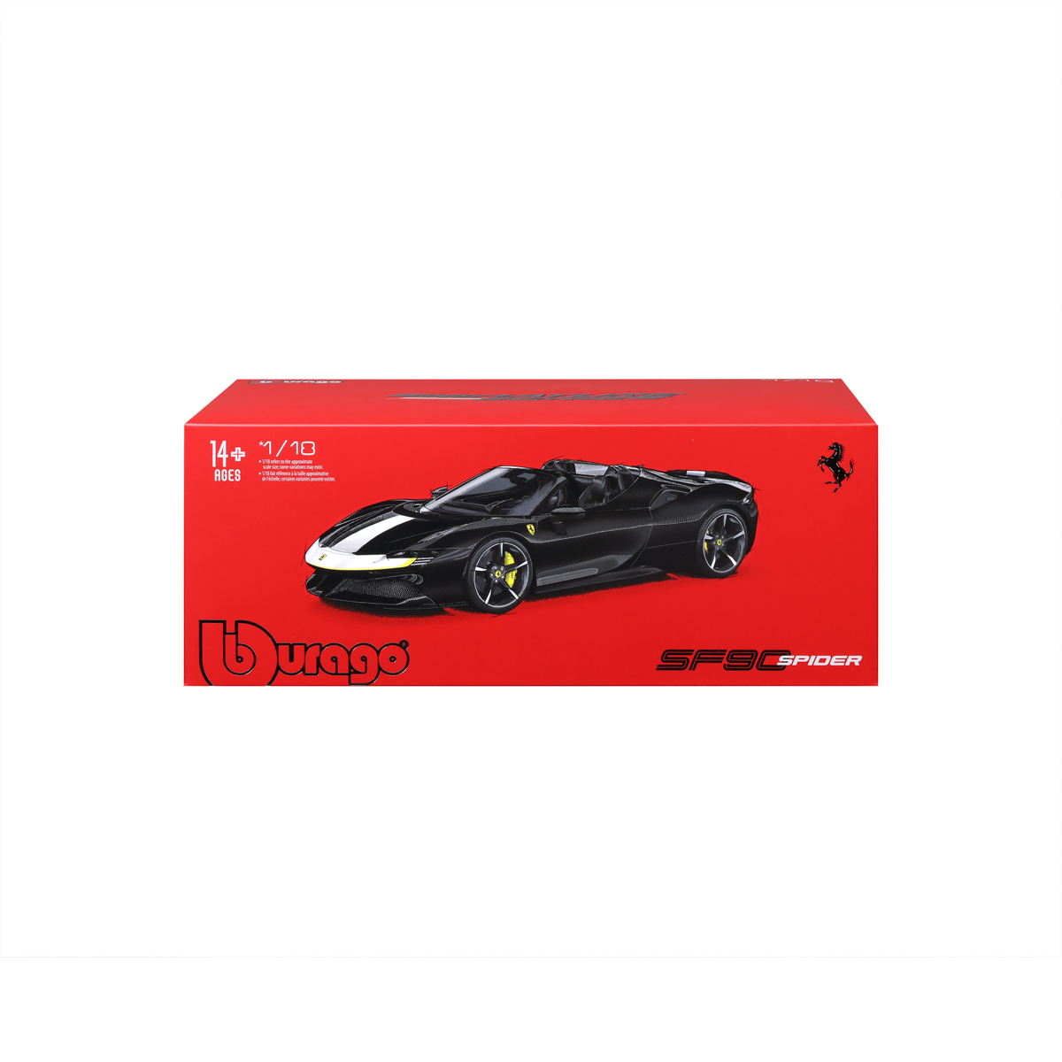 Bburago - SIGNATURE SERIES, Ferrari SF90 Spider Assetto Fiorano, černá, 1:18