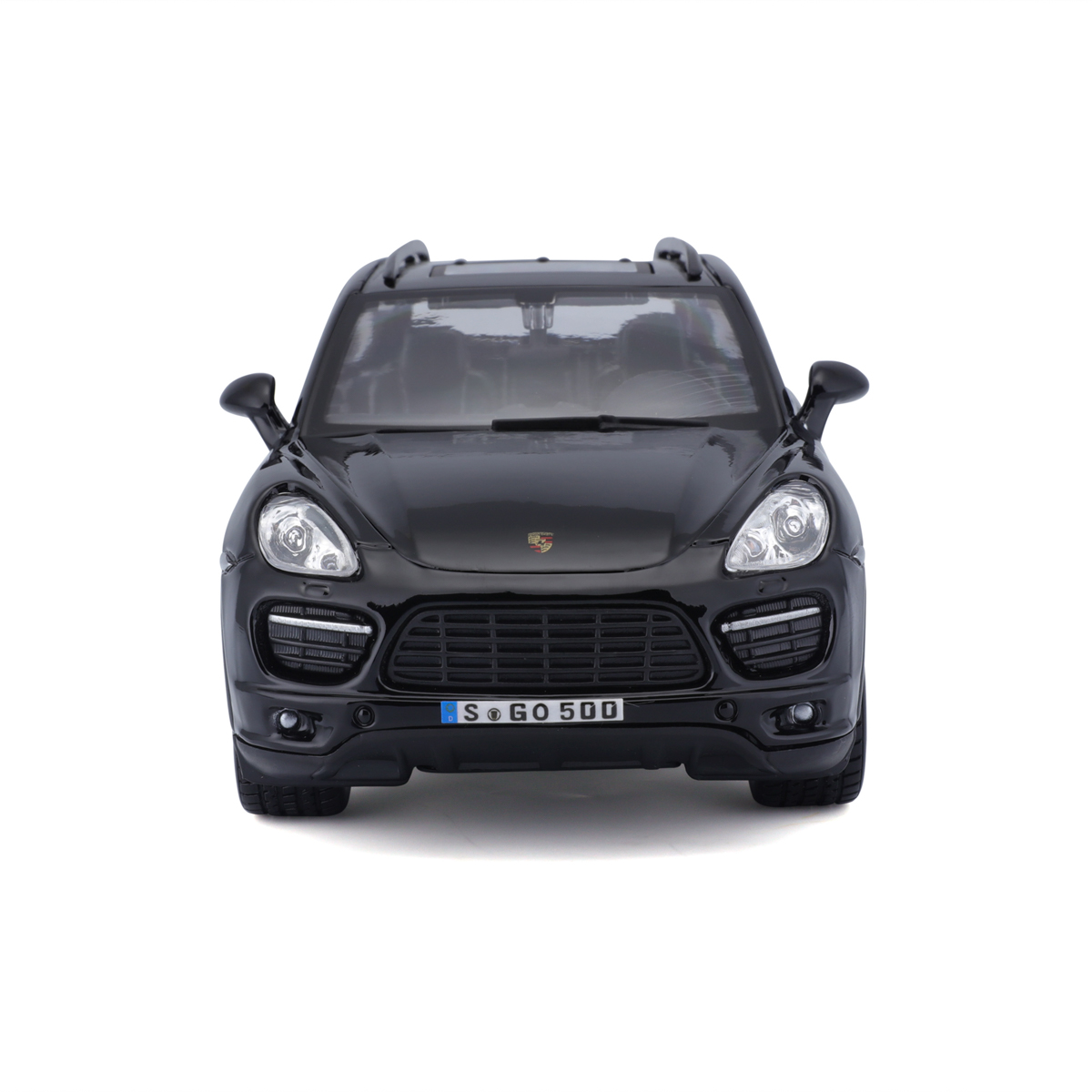 Bburago - Auta HOBBY, Porsche Cayenne Turbo, černá, 1:24