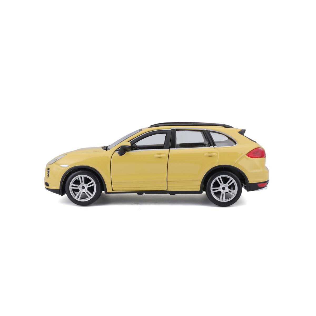 Bburago - Auta HOBBY, Porsche Cayenne Turbo, žlutá, 1:24