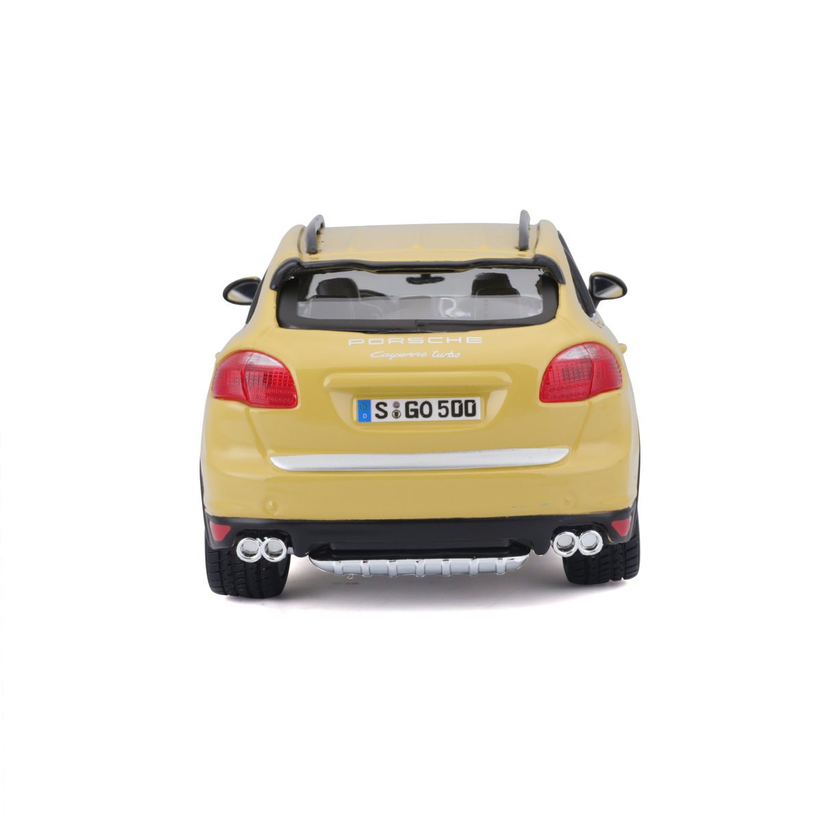 Bburago - Auta HOBBY, Porsche Cayenne Turbo, žlutá, 1:24