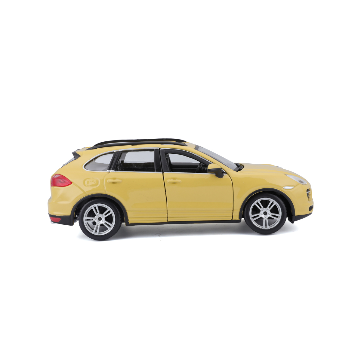 Bburago - Auta HOBBY, Porsche Cayenne Turbo, žlutá, 1:24