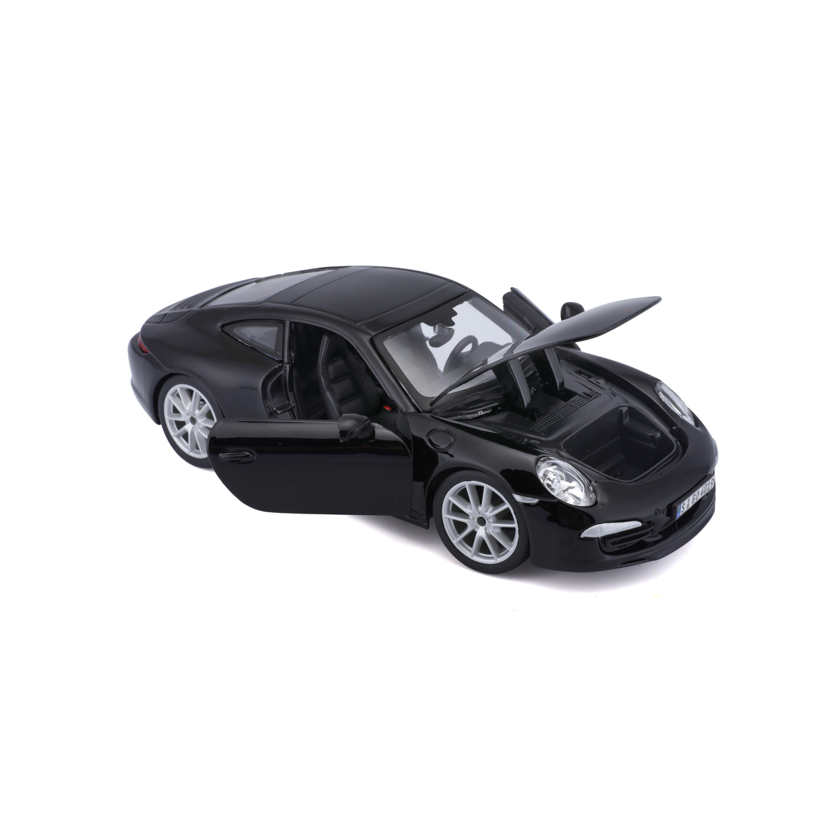 Bburago - Auta HOBBY, Porsche 911 Carrera S, černá, 1:24