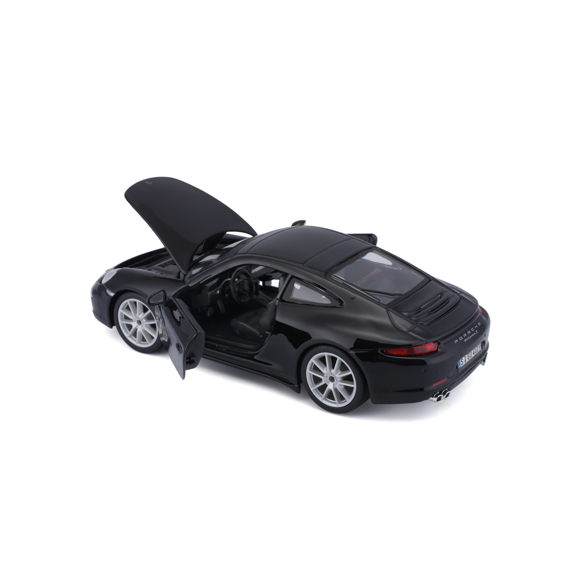Bburago - Auta HOBBY, Porsche 911 Carrera S, černá, 1:24