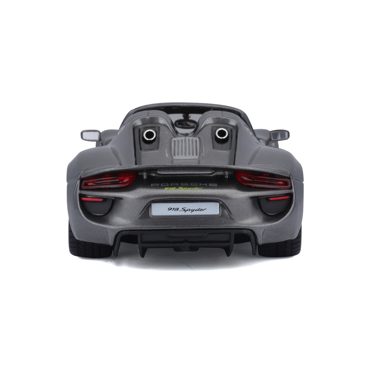 Bburago - Auta HOBBY, Porsche 918 Spyder, šedá metalíza, 1:24