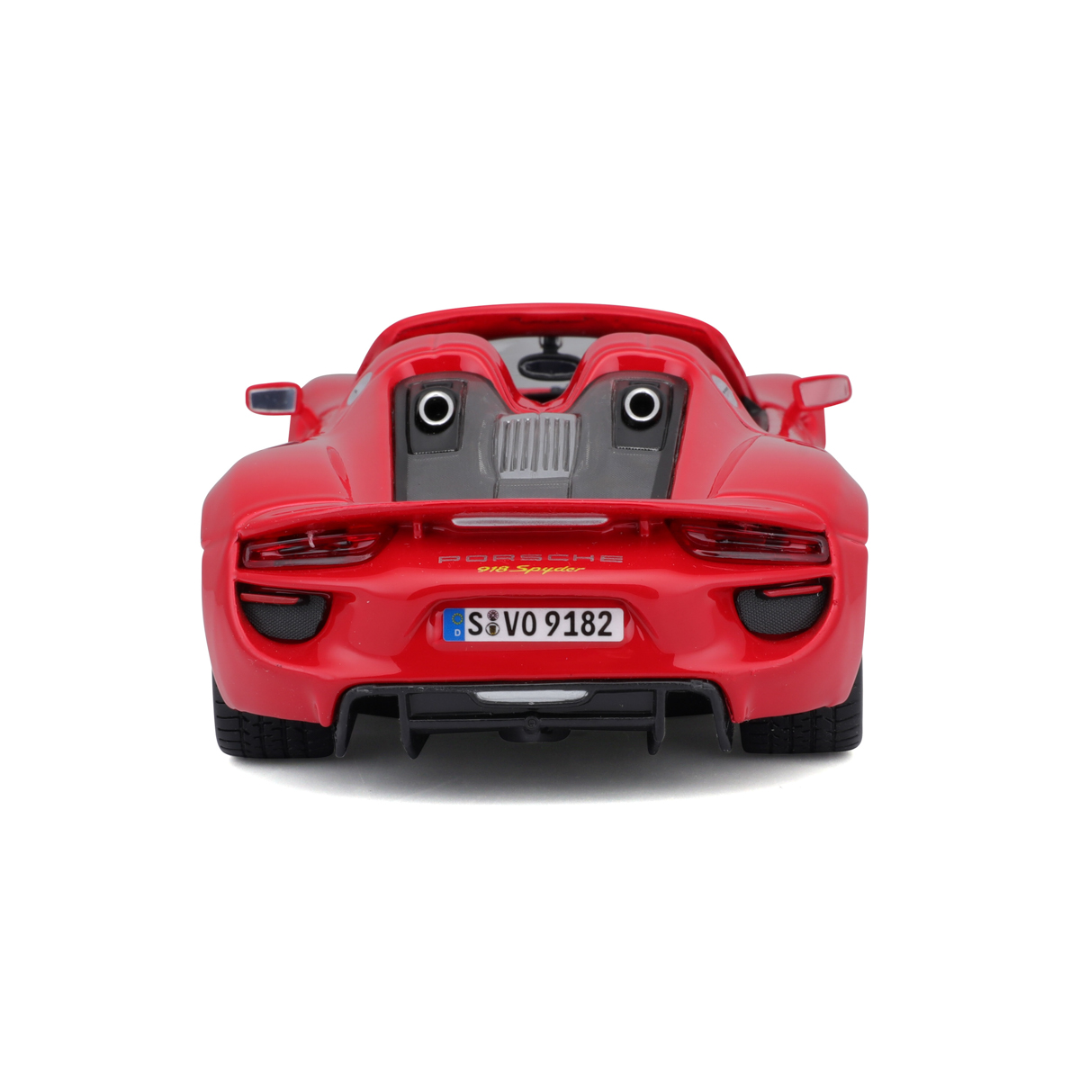 Bburago - Auta HOBBY, Porsche 918 Spyder, červená, 1:24