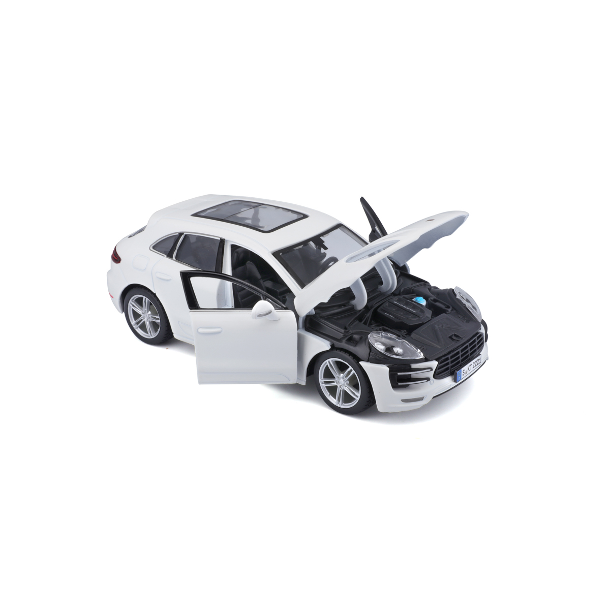 Bburago - Auta HOBBY, Porsche Macan, bílá, 1:24