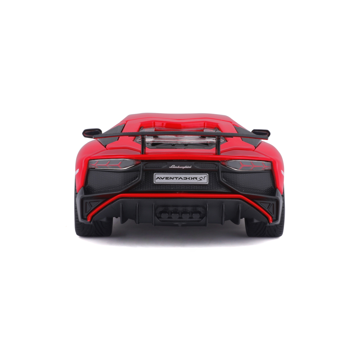 Bburago - Auta HOBBY, Lamborghini Aventador SV Coupé, červená, 1:24