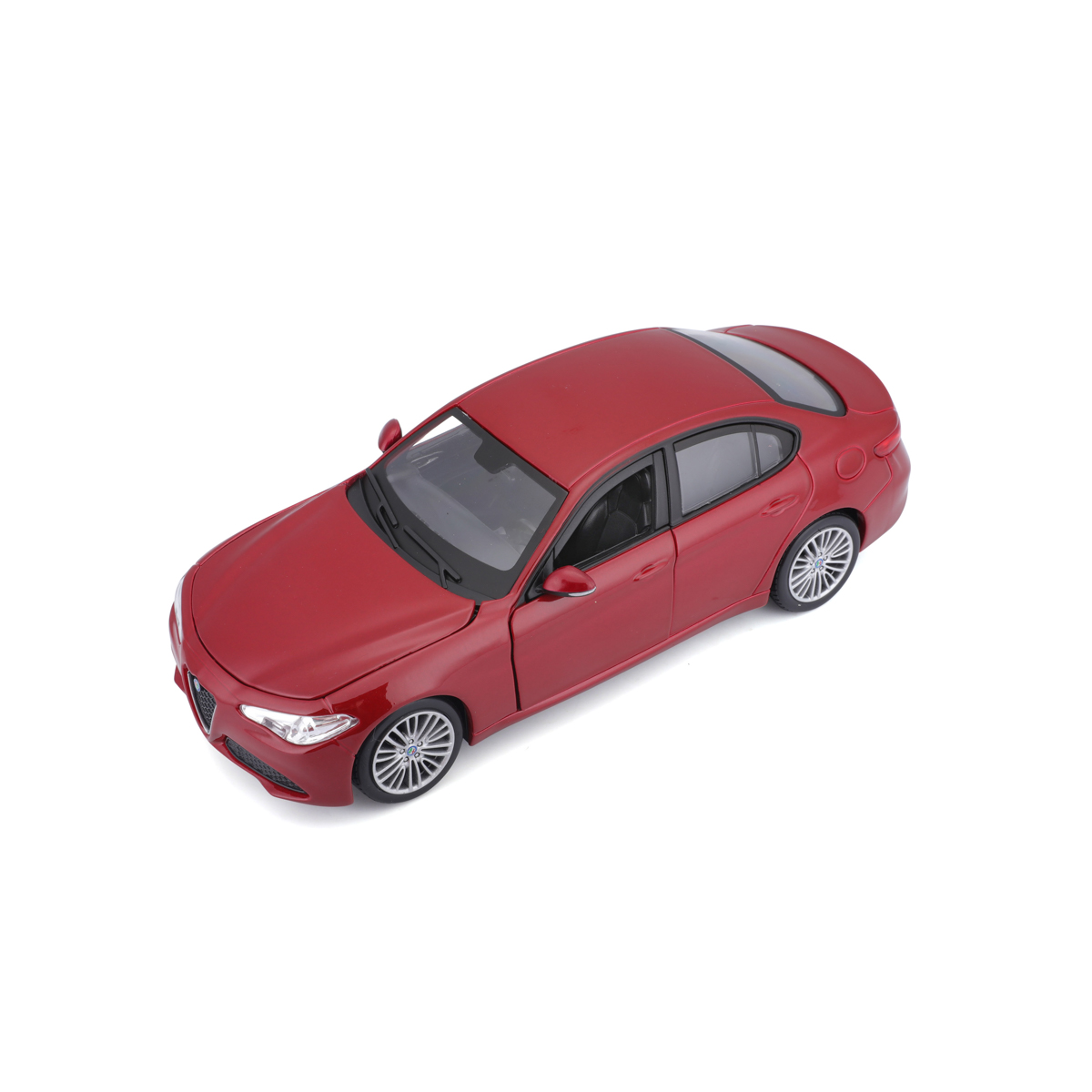 Bburago - Auta HOBBY, Alfa Romeo Giulia, červená metalíza, 1:24