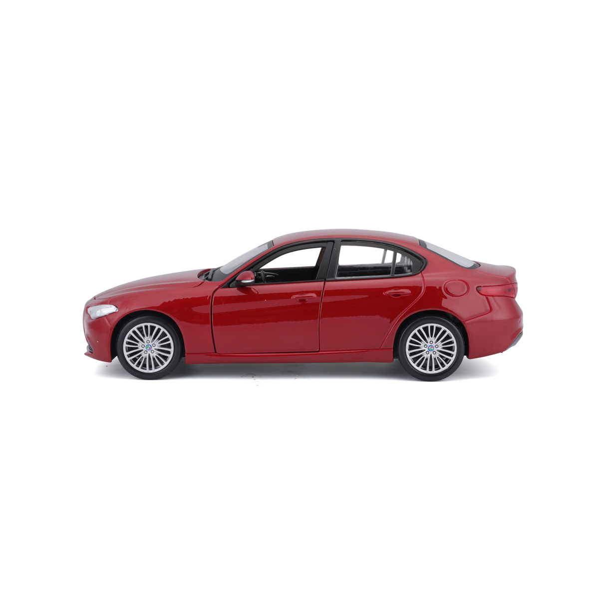 Bburago - Auta HOBBY, Alfa Romeo Giulia, červená metalíza, 1:24