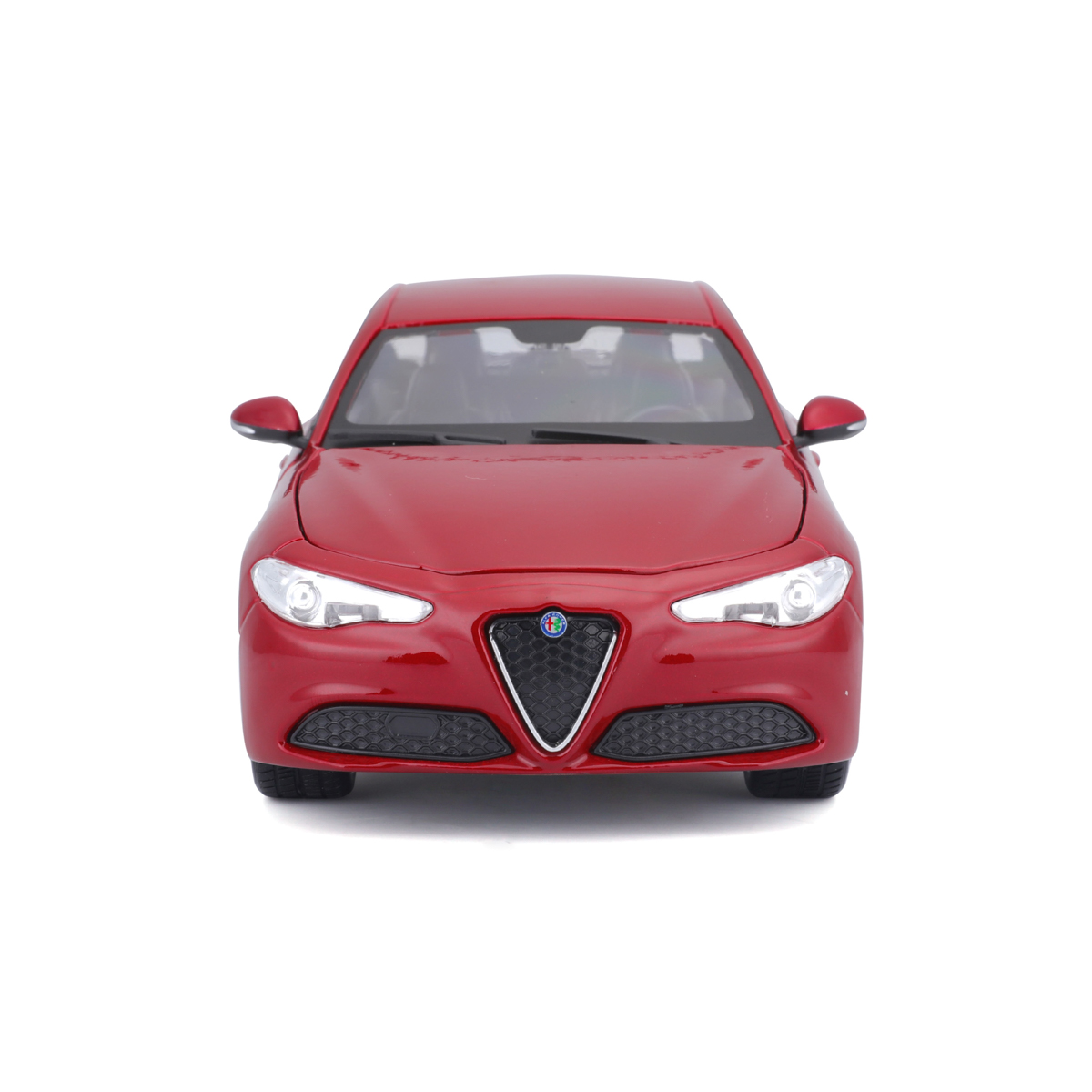 Bburago - Auta HOBBY, Alfa Romeo Giulia, červená metalíza, 1:24