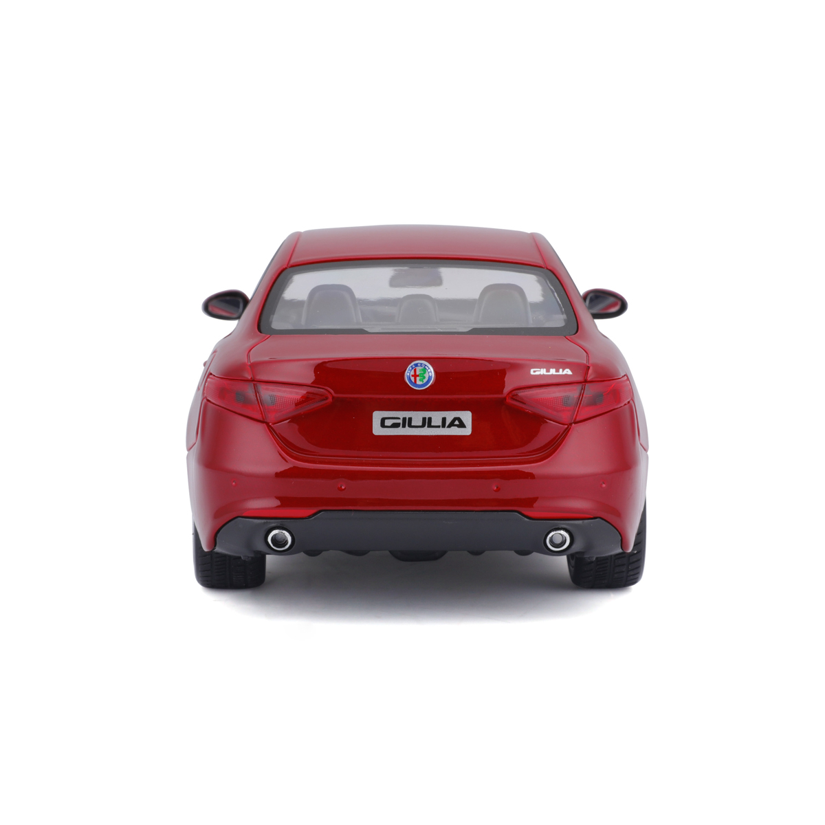 Bburago - Auta HOBBY, Alfa Romeo Giulia, červená metalíza, 1:24