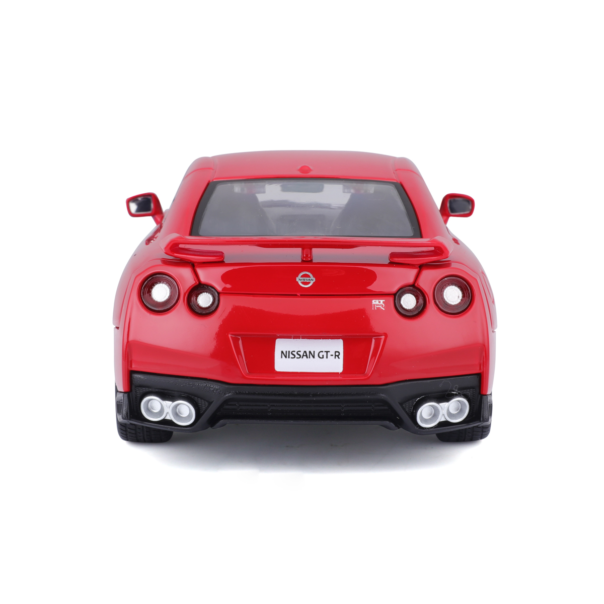 Bburago - Auta HOBBY, 2017 Nissan GT-R, červená, 1:24