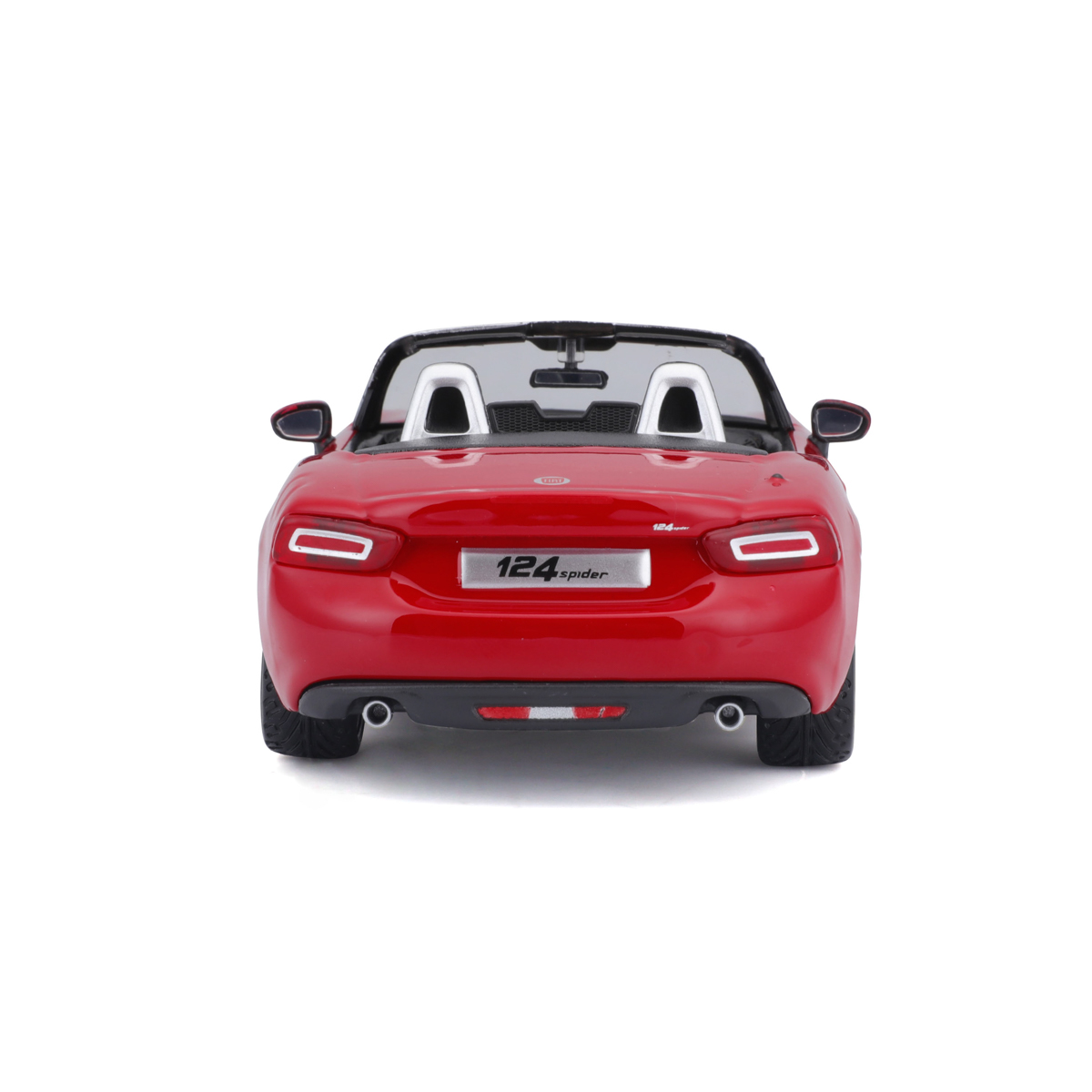 Bburago - Auta HOBBY, Fiat 124 Spider, červená, 1:24