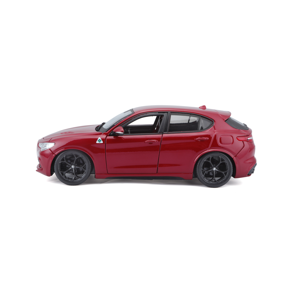 Bburago - Auta HOBBY, Alfa Romeo Stelvio, červená metalíza, 1:24