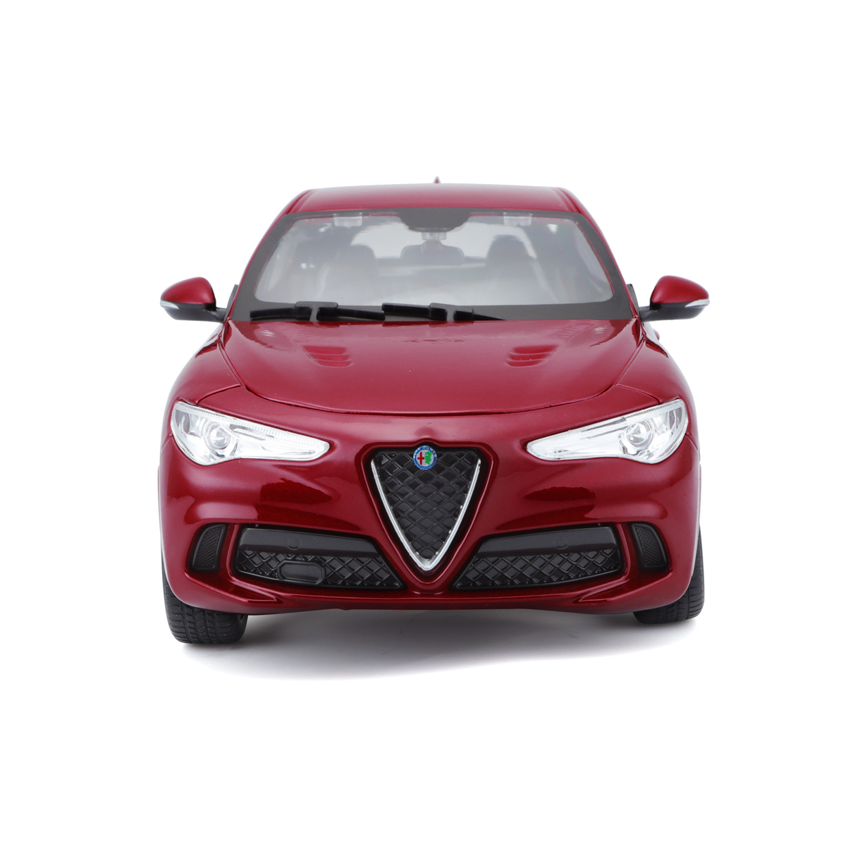 Bburago - Auta HOBBY, Alfa Romeo Stelvio, červená metalíza, 1:24