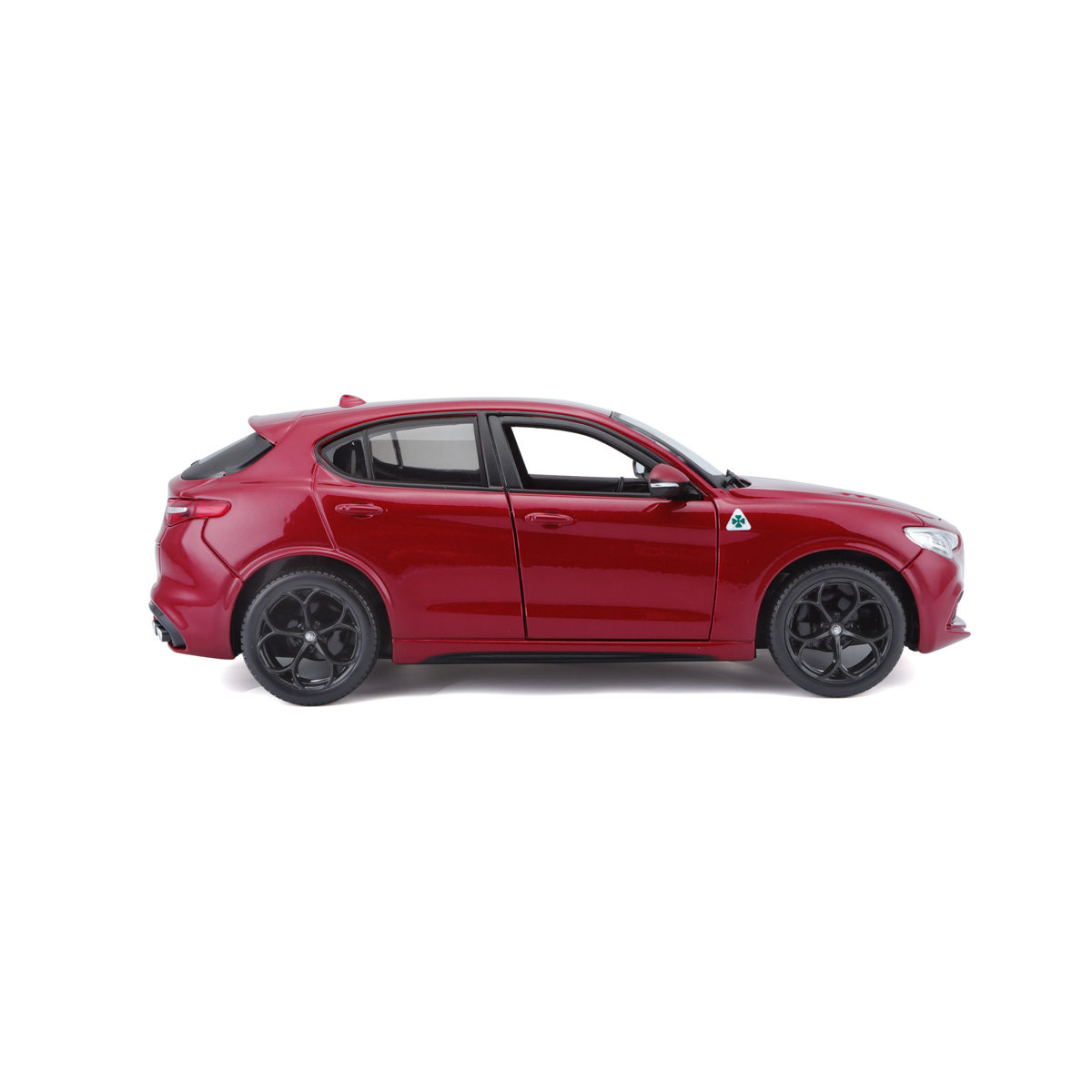 Bburago - Auta HOBBY, Alfa Romeo Stelvio, červená metalíza, 1:24