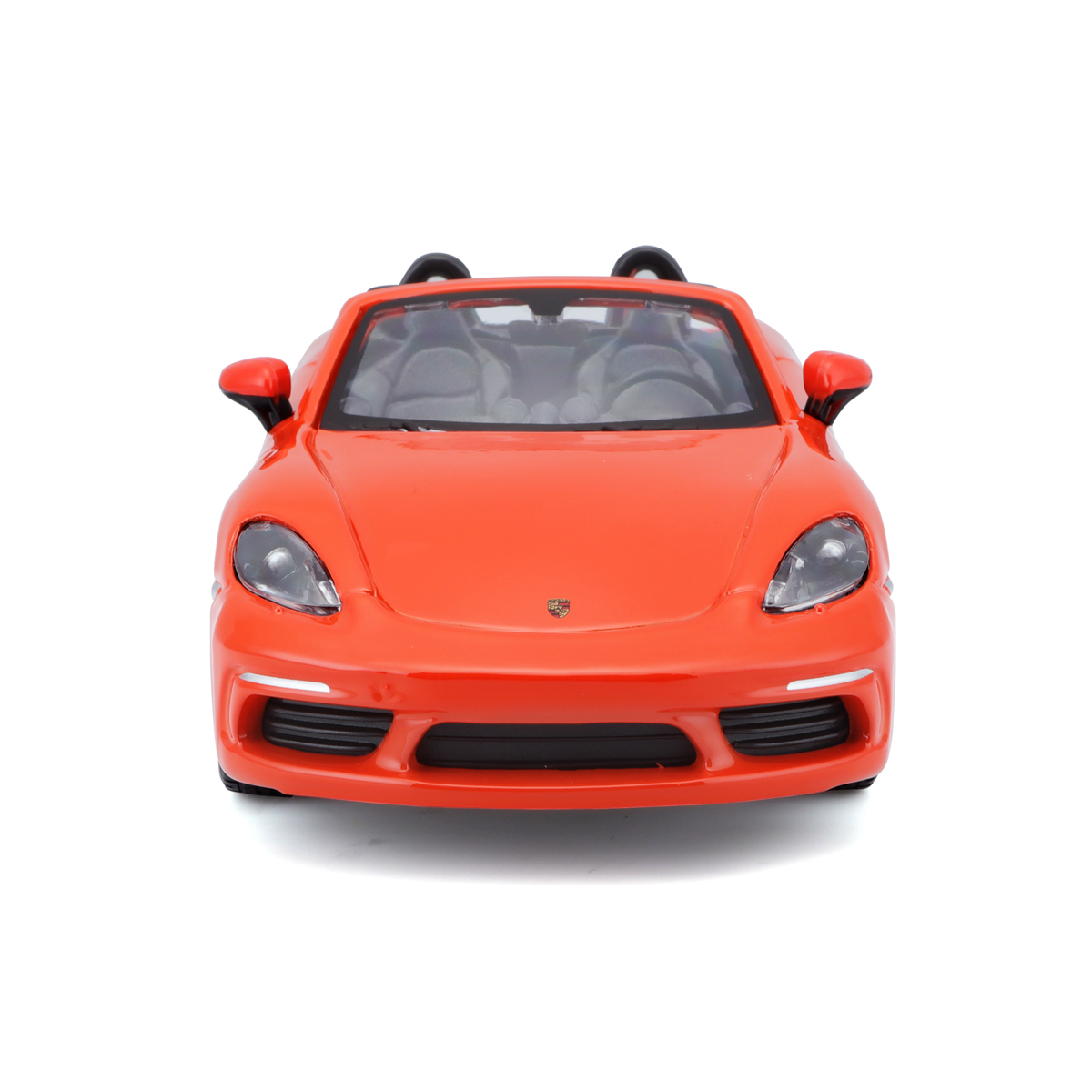 Bburago - Auta HOBBY, Porsche 718 Boxster, oranžová, 1:24