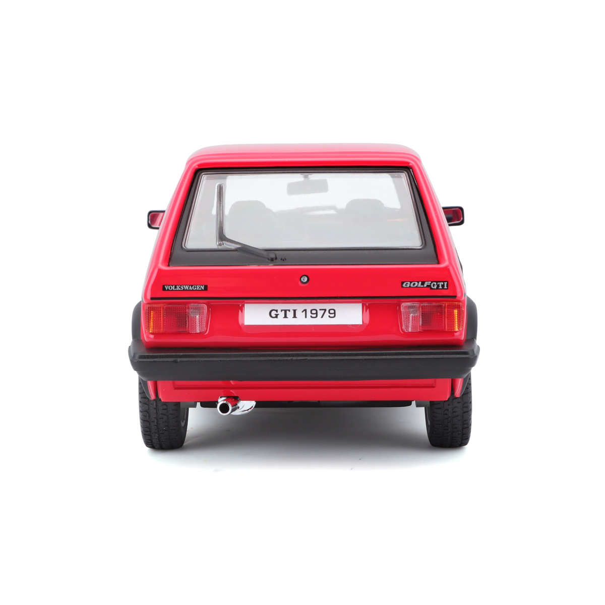 Bburago - Auta HOBBY, Volkswagen Golf Mk1 GTI (1979), červená, 1:24