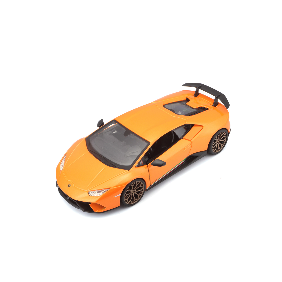 Bburago - Auta HOBBY, Lamborghini Huracán Performante, oranžová metalíza, 1:24