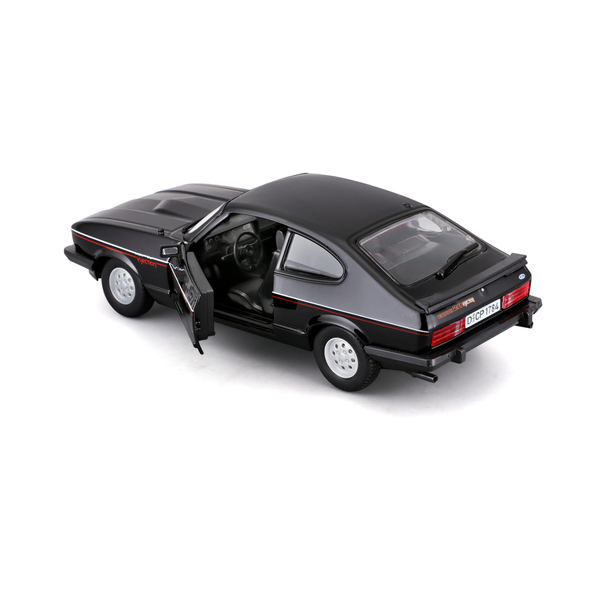 Bburago - Auta HOBBY, Ford Capri 1600 GT (1982), černá, 1:24