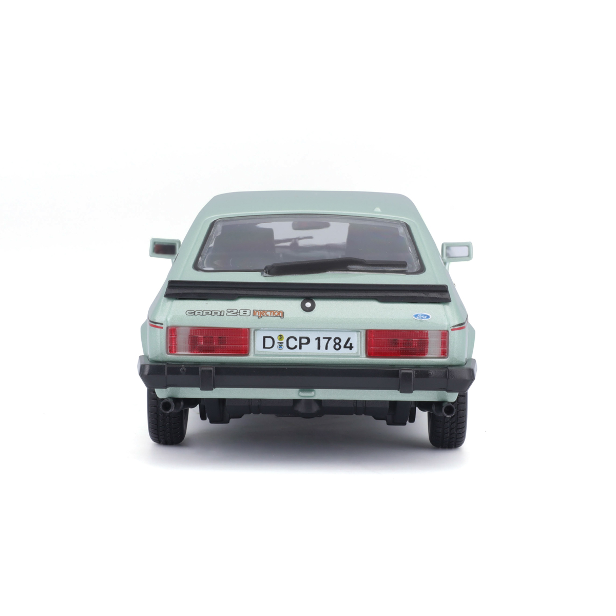 Bburago - Auta HOBBY, Ford Capri 1600 GT (1982), světle zelená metalíza, 1:24