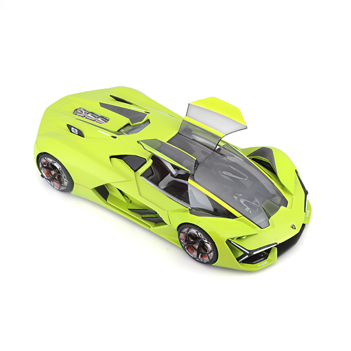 Bburago - Auta HOBBY, Lamborghini Terzo Millennio, světle zelená, 1:24