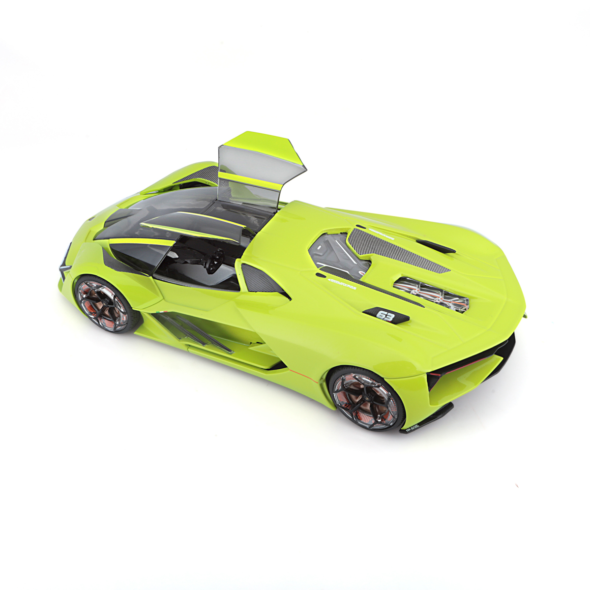 Bburago - Auta HOBBY, Lamborghini Terzo Millennio, světle zelená, 1:24