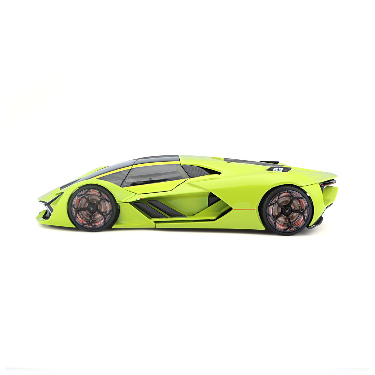 Bburago - Auta HOBBY, Lamborghini Terzo Millennio, světle zelená, 1:24