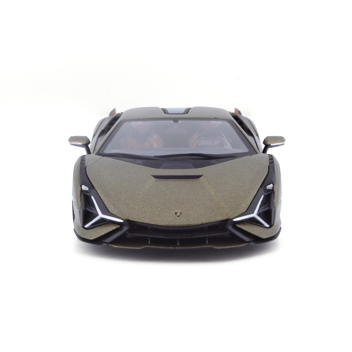 Bburago - Auta HOBBY, Lamborghini Sián FKP 37, matná zelená metalíza, 1:24