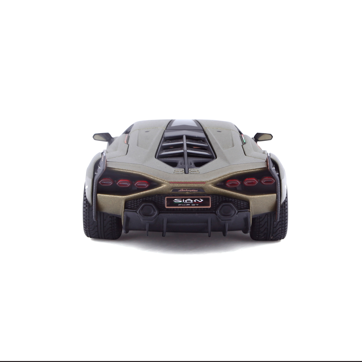 Bburago - Auta HOBBY, Lamborghini Sián FKP 37, matná zelená metalíza, 1:24