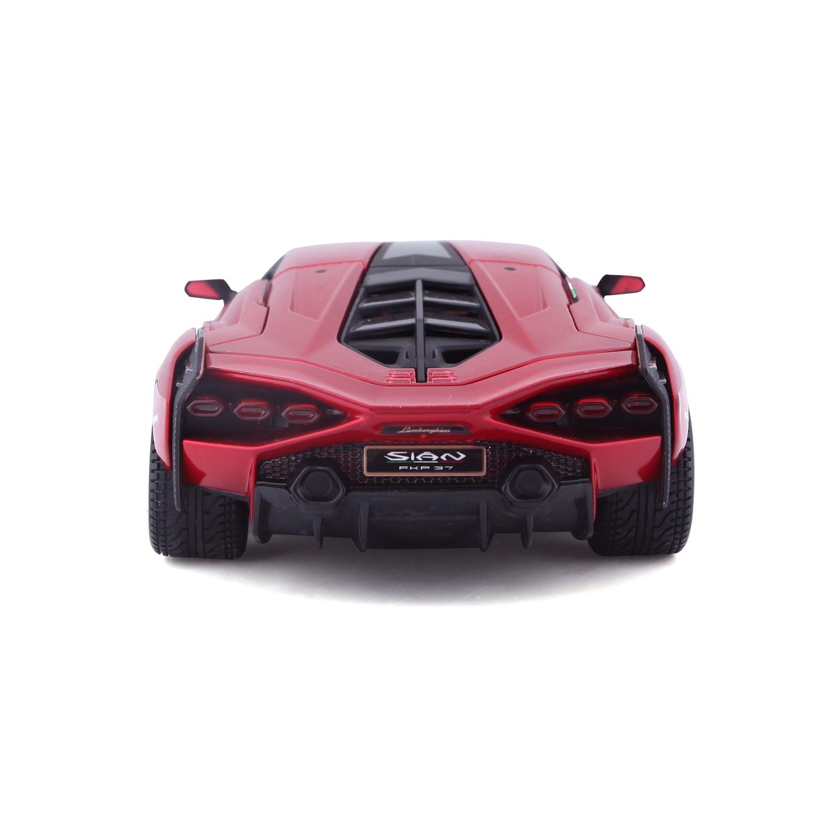 Bburago - Auta HOBBY, Lamborghini Sián FKP 37, červená metalíza, 1:24
